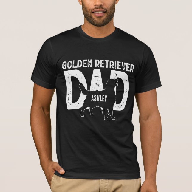 Golden hämmare Hund Pappa Puppy Pappa T Shirt (Framsida)