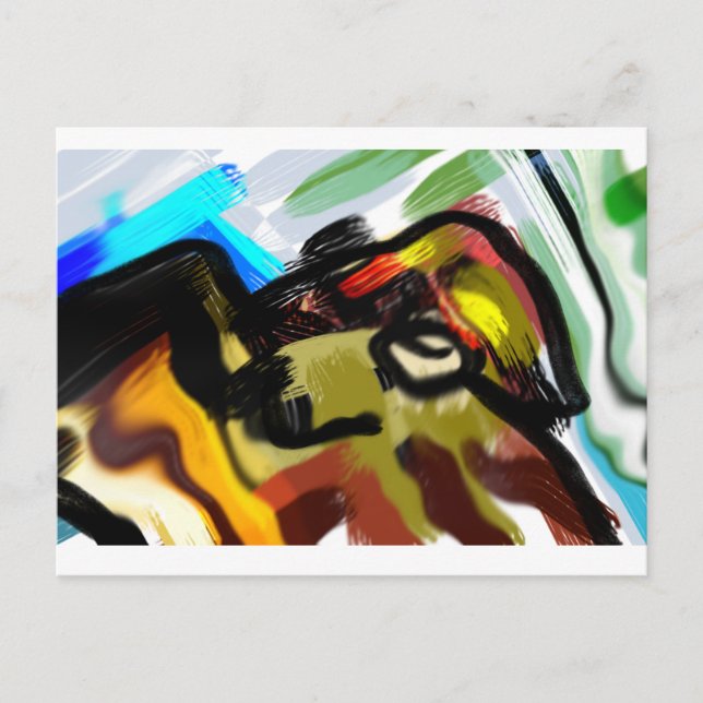 Golden hämmare springa gratis vykort (Framsida)