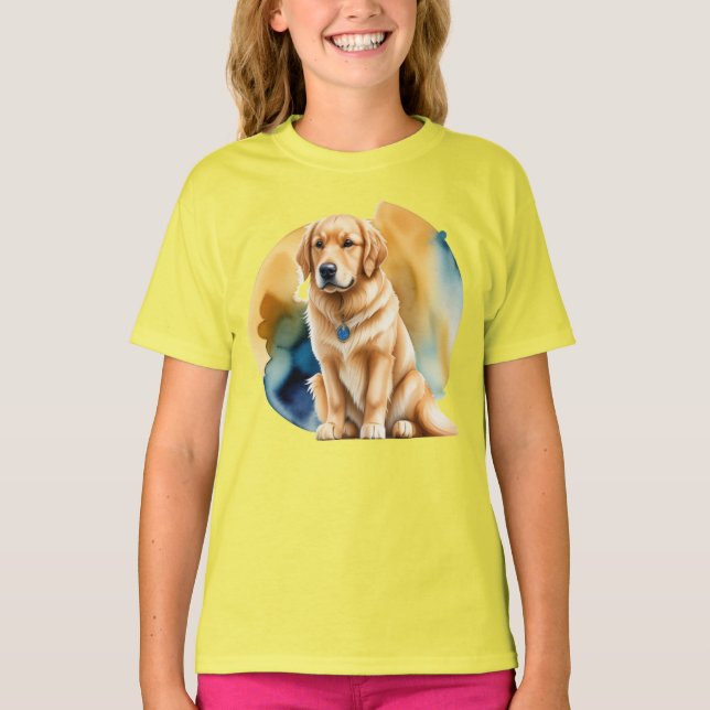 Golden-hämtning T Shirt (Framsida)
