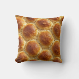 Golden Harmony – Soft & Warm Bread Texture Art Kudde