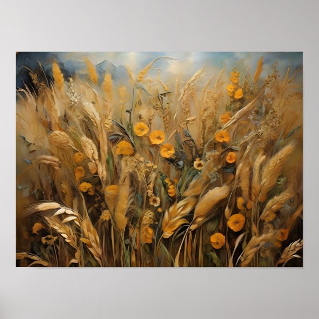 Golden Harvest: A Symphony of Nature Poster (Framsidan)