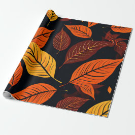 Golden Harvest: Autumn Löv Prints Presentpapper