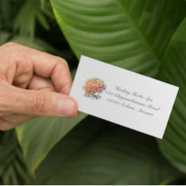 Golden Harvest Chrysanthemum, anpassningsbar Visitkort