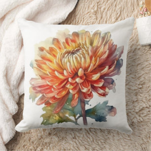 Golden Harvest Chrysanthemum Kudde