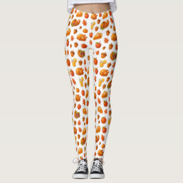 Golden Harvest Harmony — Seamless Thanksgiving  Leggings