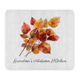 Golden Harvest Löv: Fall Watercolor, anpassningsba