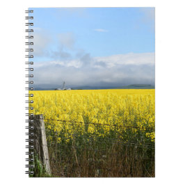 Golden Harvest Spiral Notebook Anteckningsbok
