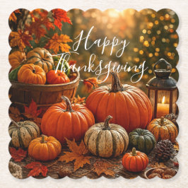 Golden Harvest Thanksgiving  Underlägg Papper