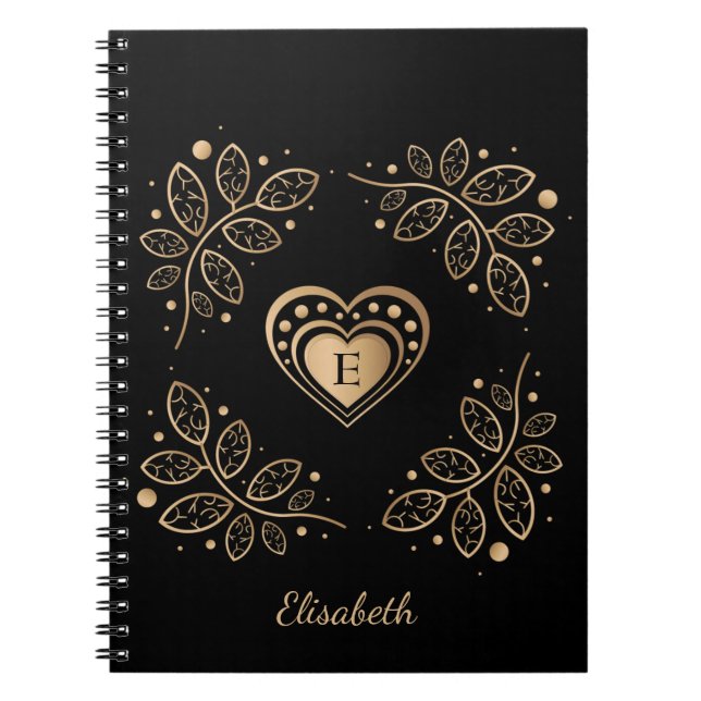 Golden Heart Anteckningsbok (Framsidan)