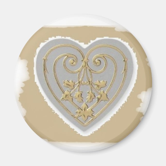 GOLDEN HEART HERE 2008 MAGNET (Framsidan)