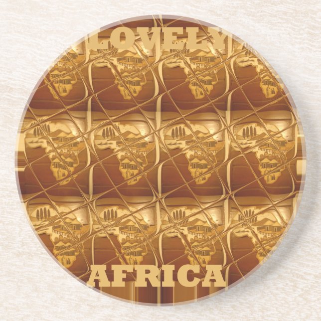 Golden Heart of Afrika Underlägg (Framsidan)