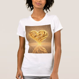 Golden Heart Radiance Frequency T Shirt