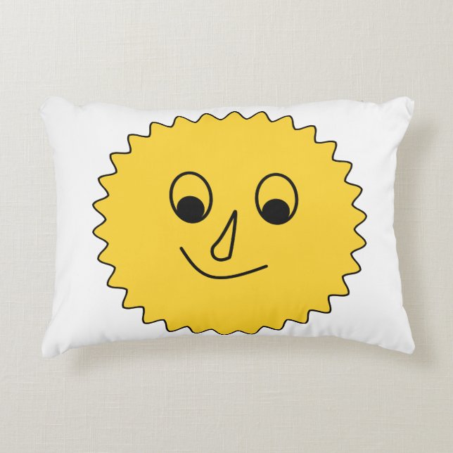 Golden Heart Sol Pillow Prydnadskudde (Framsidan)