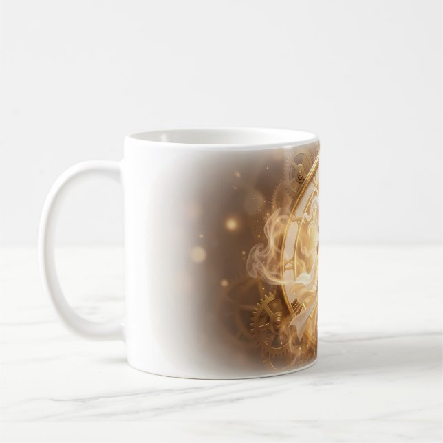 Golden Heart Through Time Enchantment Mug Kaffemugg (Vänster)