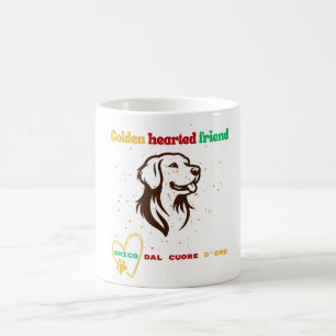 Golden Hearted Friend Amico dal Cuore d'Oro Kaffemugg