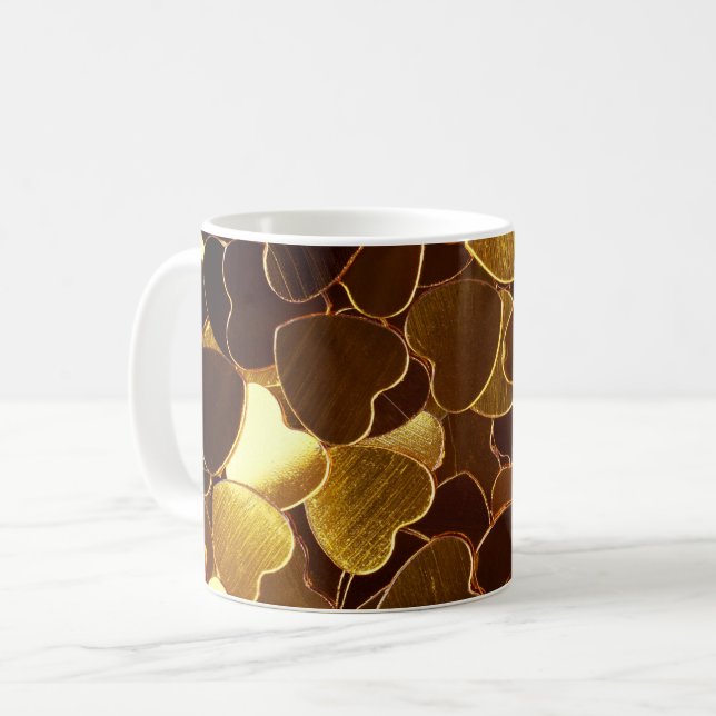Golden Hearts Mugg (Framsida vänster)