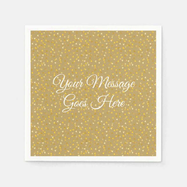 Golden Hearts Pappersservett (Framsidan)