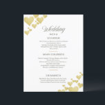 Golden Heartslag Bröllop Menu<br><div class="desc">Lägg till lite elegans i ditt bröllopsmottagande med Golden Heartslag Menu. Den här utskrivbara menyn är en perfekt för att leda dina gäster genom en utsökt smakfärd på din speciella dag.</div>