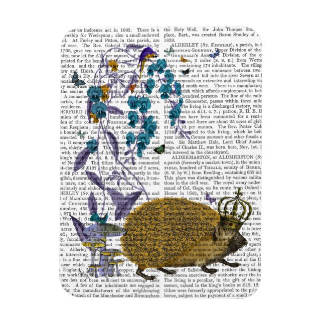 Golden Hedgehog Magnet (Vertikal)