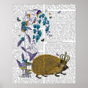 Golden Hedgehog Poster