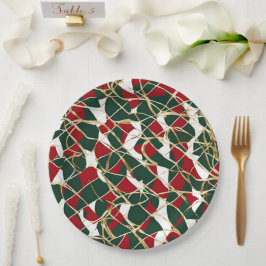 Golden Helgdag Elegance jul Papper Platt