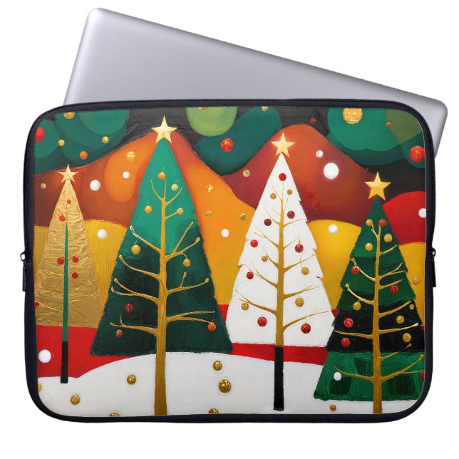 Golden Helgdag Grove Laptop Fodral (Framsidan)