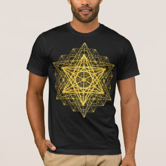 Golden Helig Geometry Metatron's Cube Andlig A T Shirt