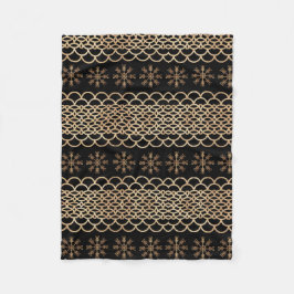 Golden Helm of Awe Blanket Fleecefilt