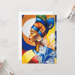 Golden Heritage: African Queen Vibrant Platt Invit Inbjudningar