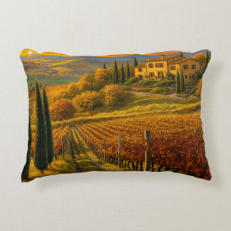 Golden Hillside Vineyard – Rektangulär Kudd Prydnadskudde