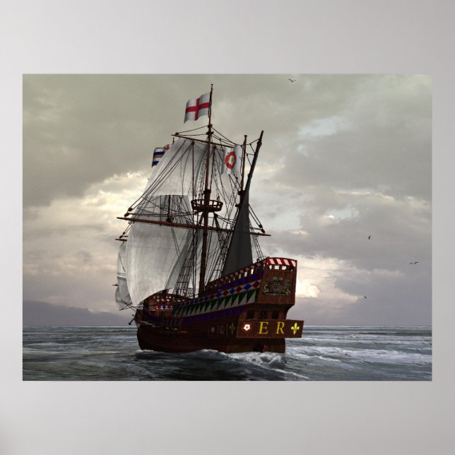 Golden Hind Poster (Framsidan)