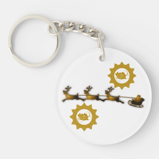 Golden Hjort Jultomten white (Framsidan)