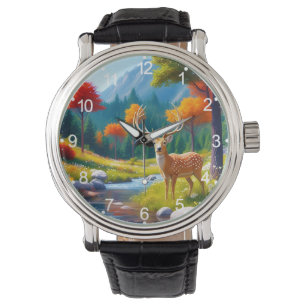 Golden Hjort permanent i The Forest-987679 Armbandsur