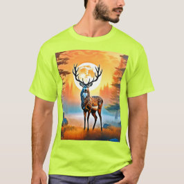 Golden Hjort Twilight-topp T Shirt