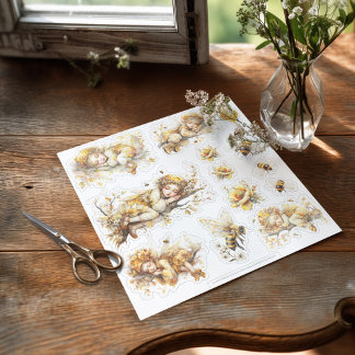 Golden Honey Fairy World - 2a The sleeping fairies Klistermärken