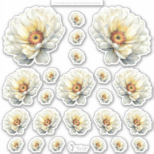 Golden Honey Fairy World – 4a - Blommor Ark Klistermärken