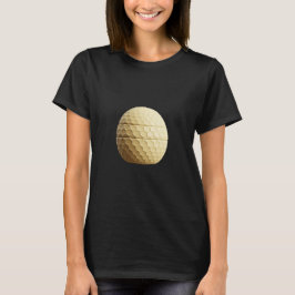 Golden Honeycomb Egg Design T Shirt