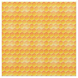 Golden Honeycomb Mönster Tyg
