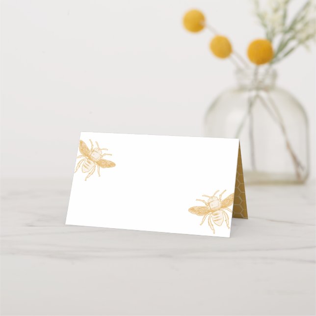 Golden Honeycomb och Bees 2 Placeringskort (Baksida)