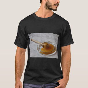Golden Honung Flower Stil Tee