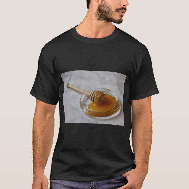 Golden Honung Flower Stil Tee (Framsida)