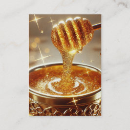 Golden Honung | Psalm 19:9-11 KJV-kortruta Visitkort