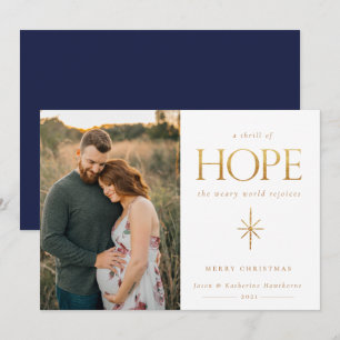 Golden Hope-familjens fotojulkort