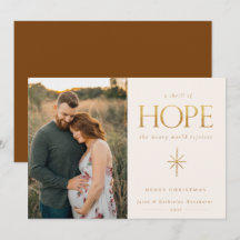 Golden Hope-familjens fotojulkort