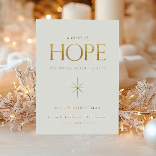 Golden Hope Julkort