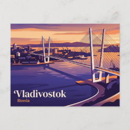 Golden Horn Bay Ryssland Vykort