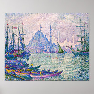 Golden Horn, Minarets Paul Signac Poster