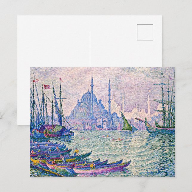 Golden Horn, Minarets | Paul Signac | Vykort (Fram/baksida)