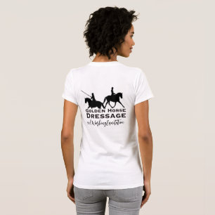 Golden Horse Dressyr & Working Equitation T-Shirt