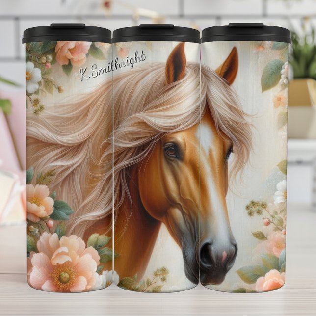 Golden Horse Head Floral Beauty (Skapare uppladdad)